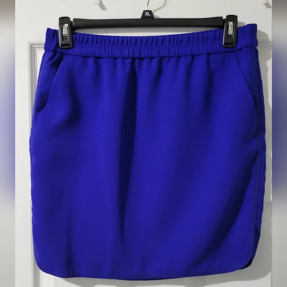 J.Crew royal blue skirt - Picture 1 of 2